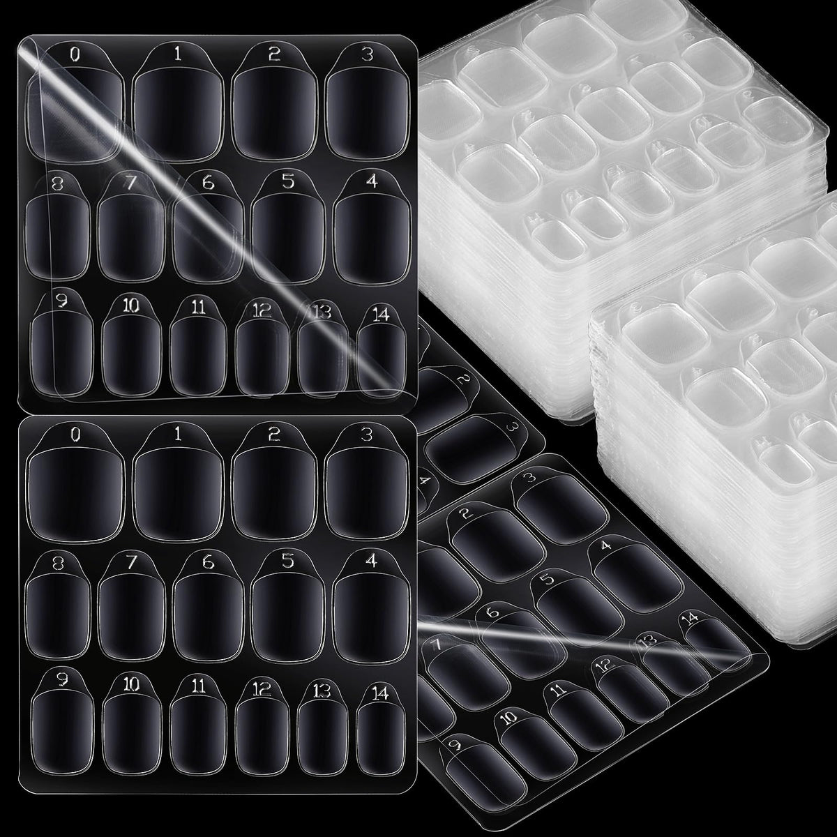 Teenitor front packaging showing 1500pcs for quick manicures and convenience