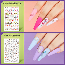 Teenitor glitter accent nails detailed close-up showing sparkly surface that adds eye-catching shine