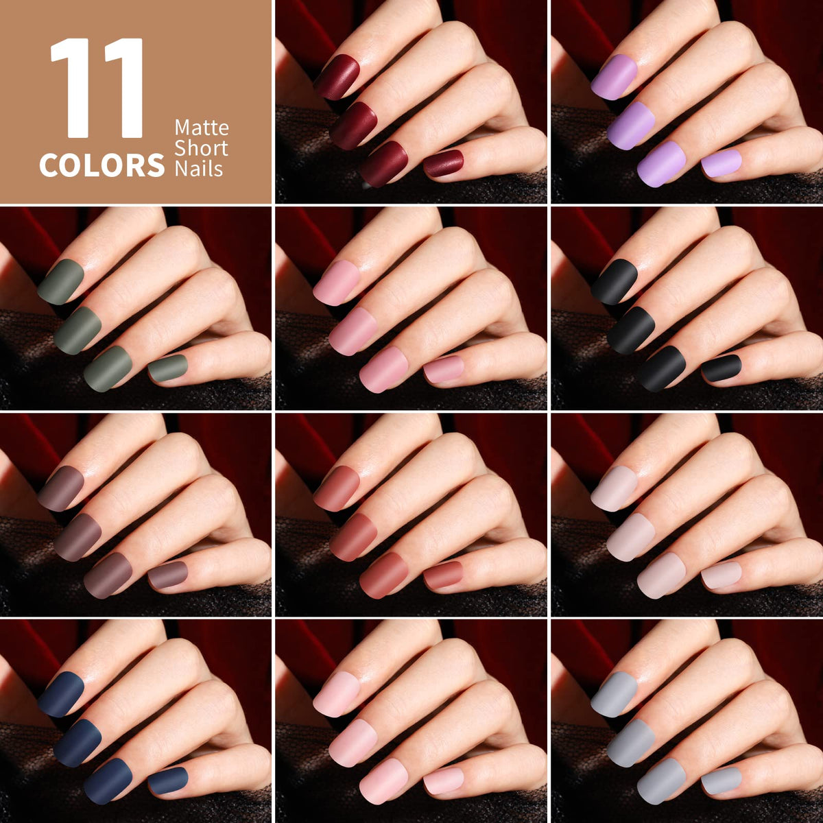 Teenitor size array image with pre-numbered nails showing secure fit options