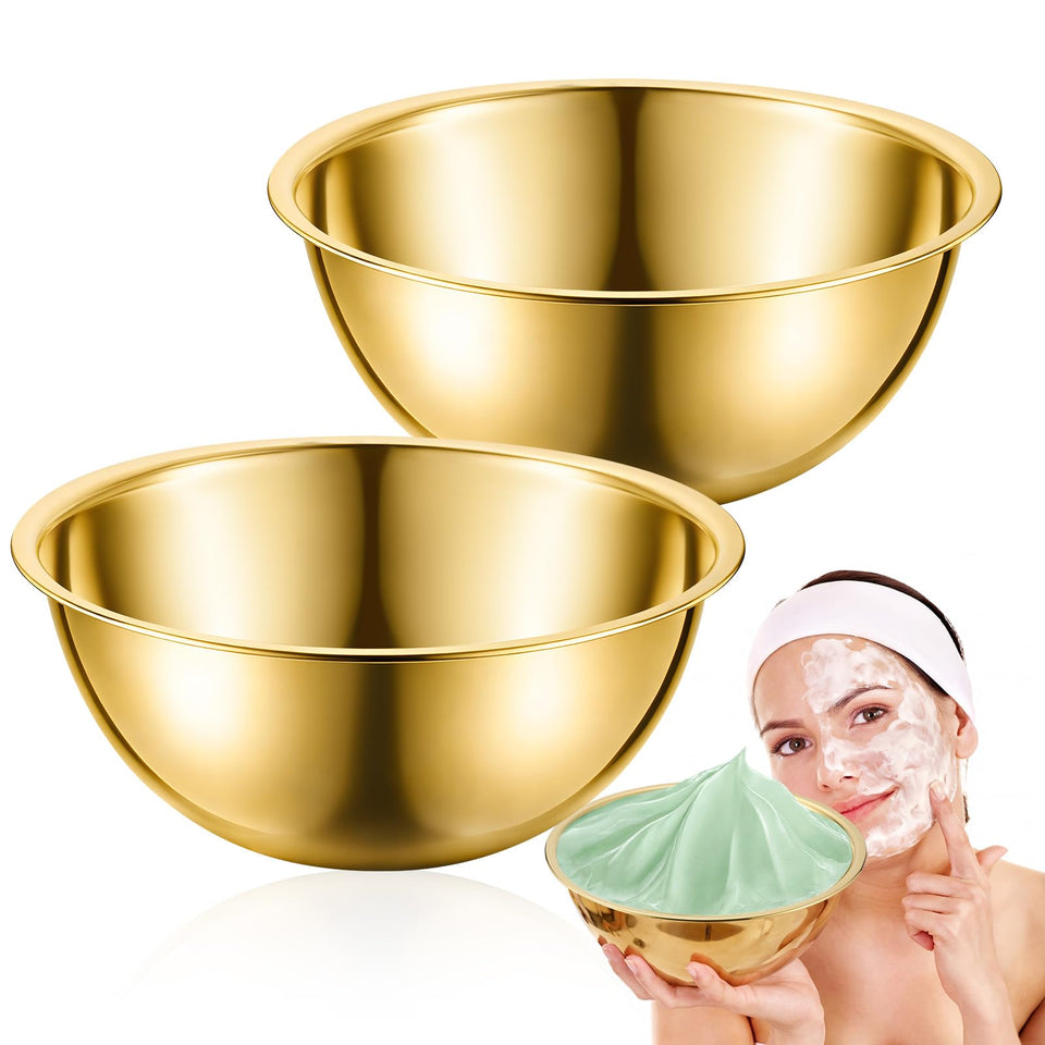 Teenyyou gold bowls front view showing elegant finish and professional look