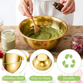 Teenyyou bowl in use mixing facial mask for faster, mess-free blending