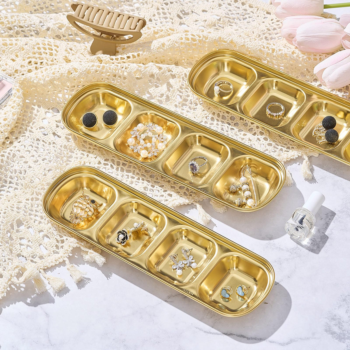 Teenyyou tray displayed in spa setting conveying organized professional use