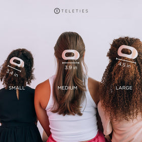TELETIES clip in a relaxed chair scene showing comfortable curve and no-pressure rest