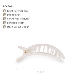 TELETIES close-up of bendable teeth highlighting durable flex and secure hold