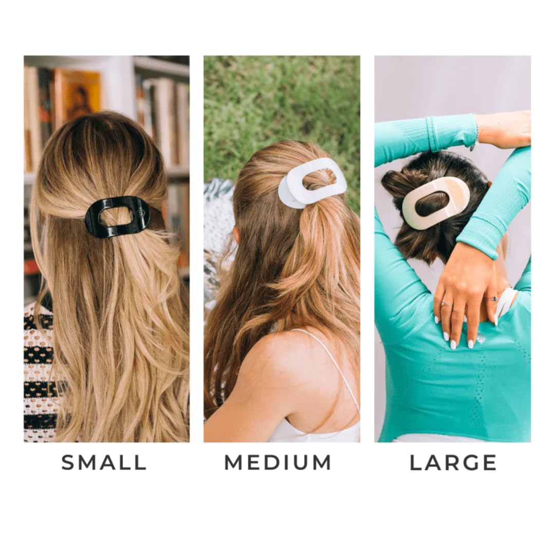 TELETIES clip in a yoga setting showing practical, comfortable hold during movement