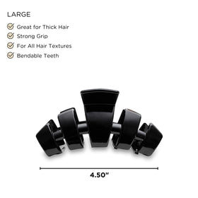 Teleties close-up of bendable teeth demonstrating durability and hold