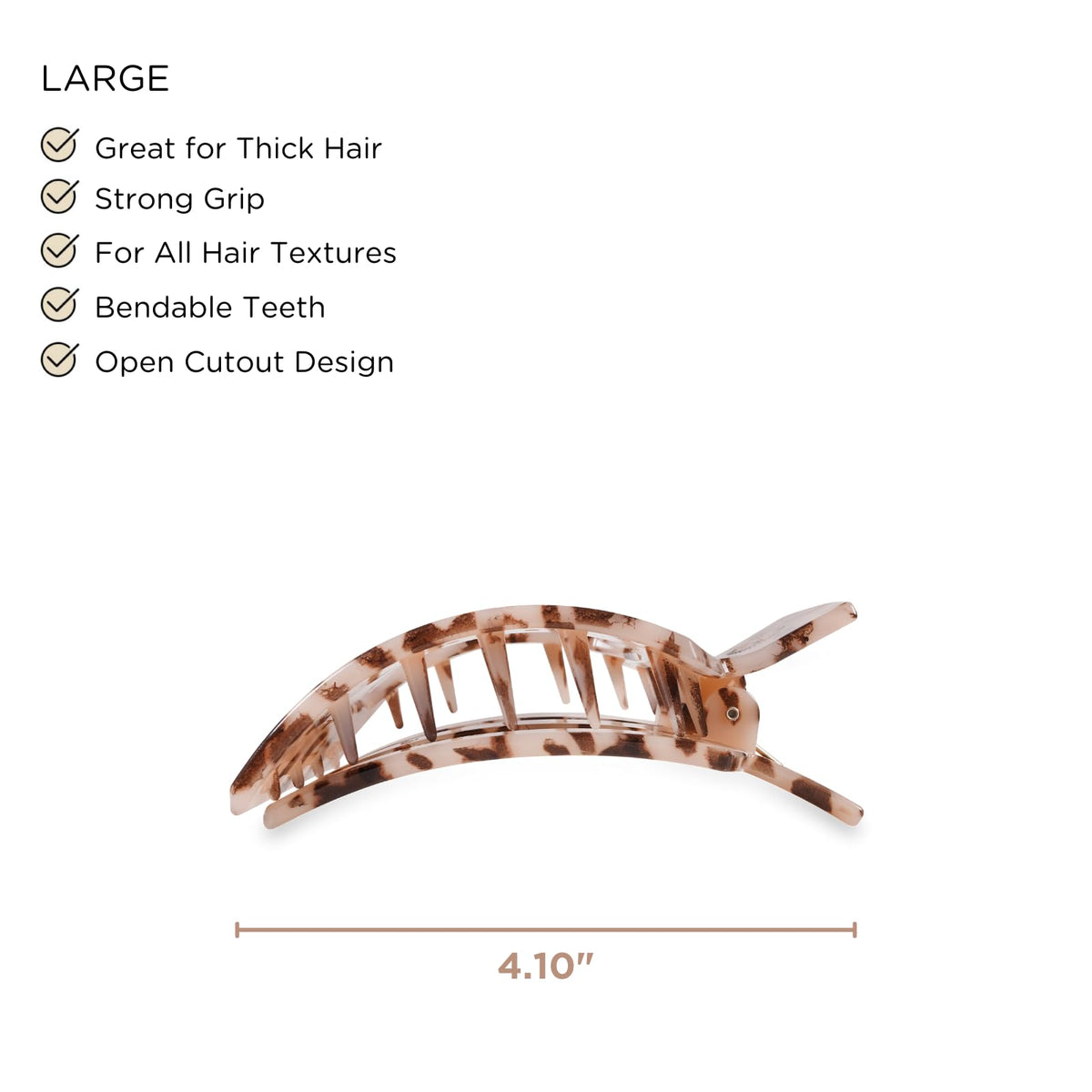 TELETIES close-up of bendable teeth demonstrating durable, flexible grip