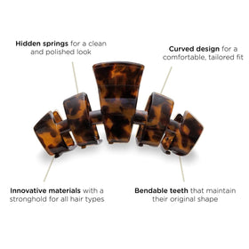 Teleties hidden spring detail emphasizing smooth snag-free mechanism