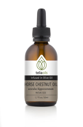 Teliaoils front bottle image showing amber glass and label, highlighting freshness benefit