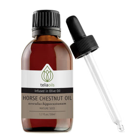 Teliaoils oil applied during leg massage, demonstrating soothing and massage glide benefit