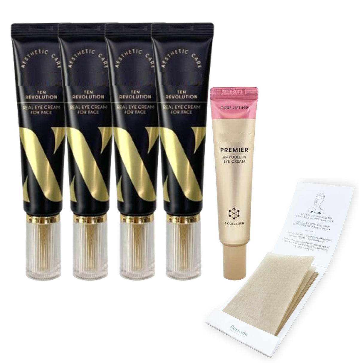 Generic TEN Revolution front packaging showing four 30ml tubes and box, convenient supply