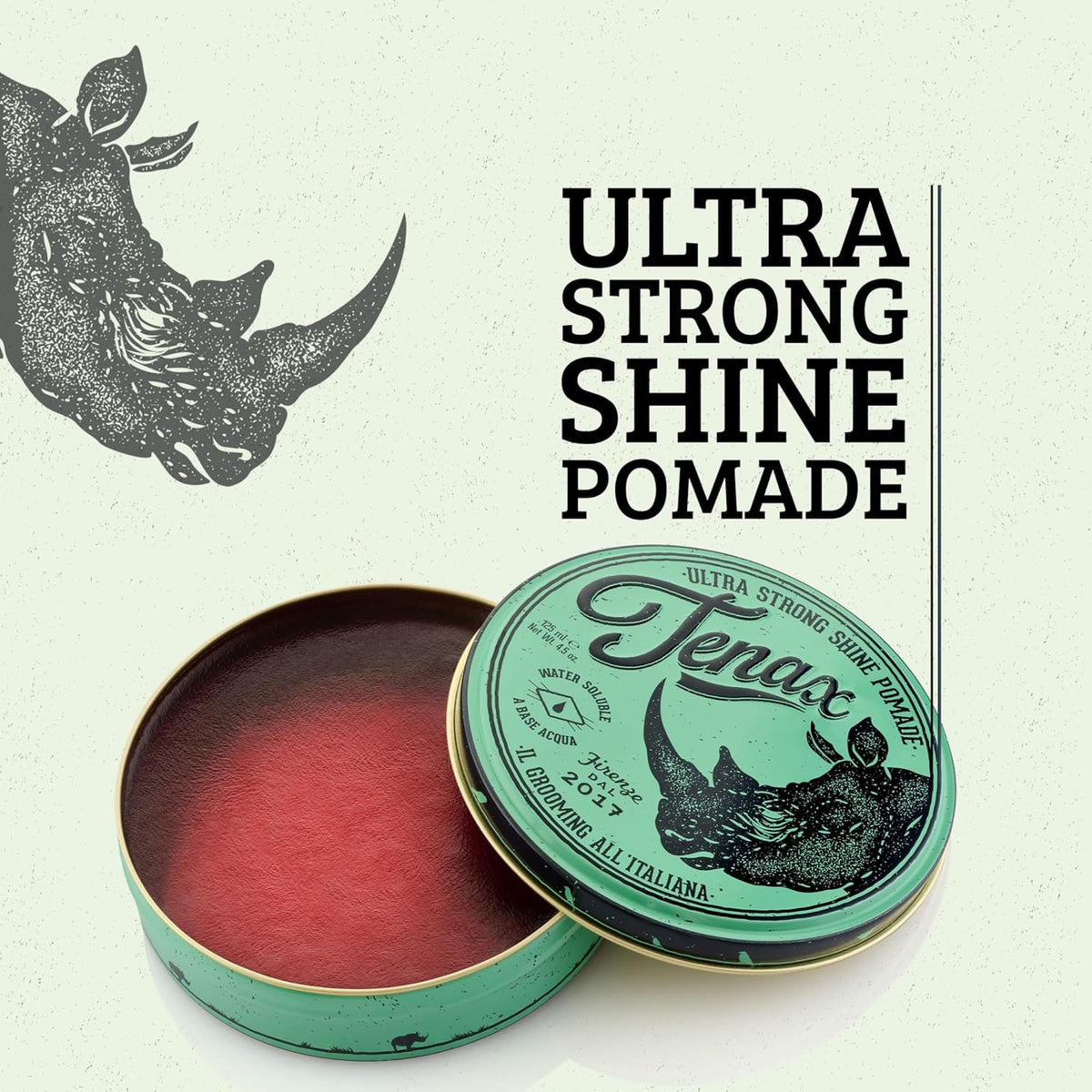 Tenax open jar texture close-up highlighting creamy, workable wax