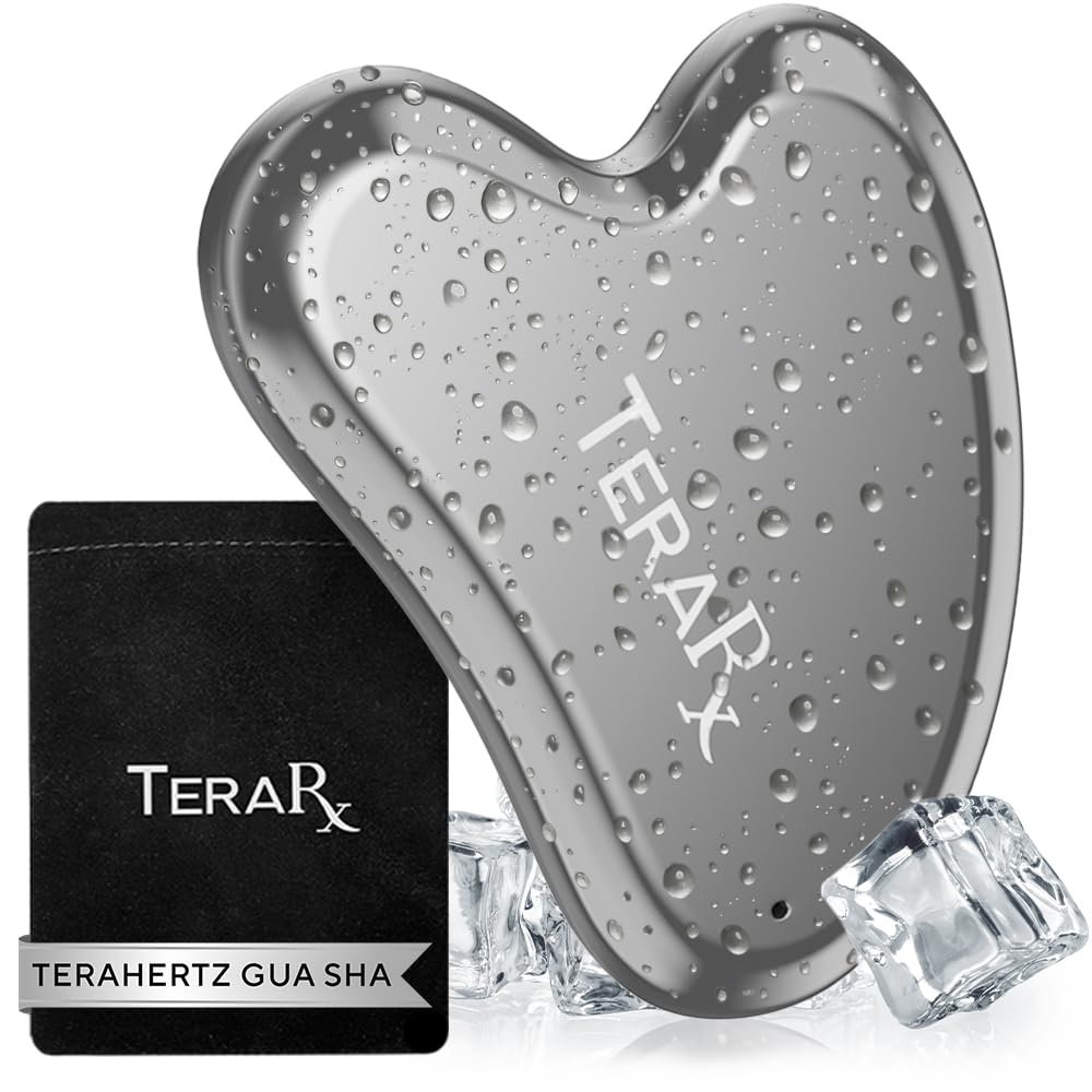 TeraRX front packaging showing gua sha and branding, clean presentation benefit