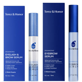 TEREZ & HONOR front packaging showing both serum tubes and benefits