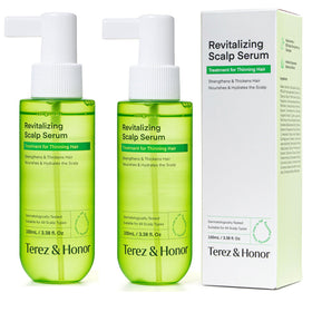 TEREZ & HONOR front packaging showing serum benefits and clean design
