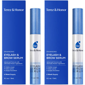 Terez & Honor front packaging shot showing two bottles and clear labeling, promoting value