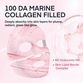 TEREZ & HONOR hydrogel sheet close-up highlighting flexible texture and cling benefit