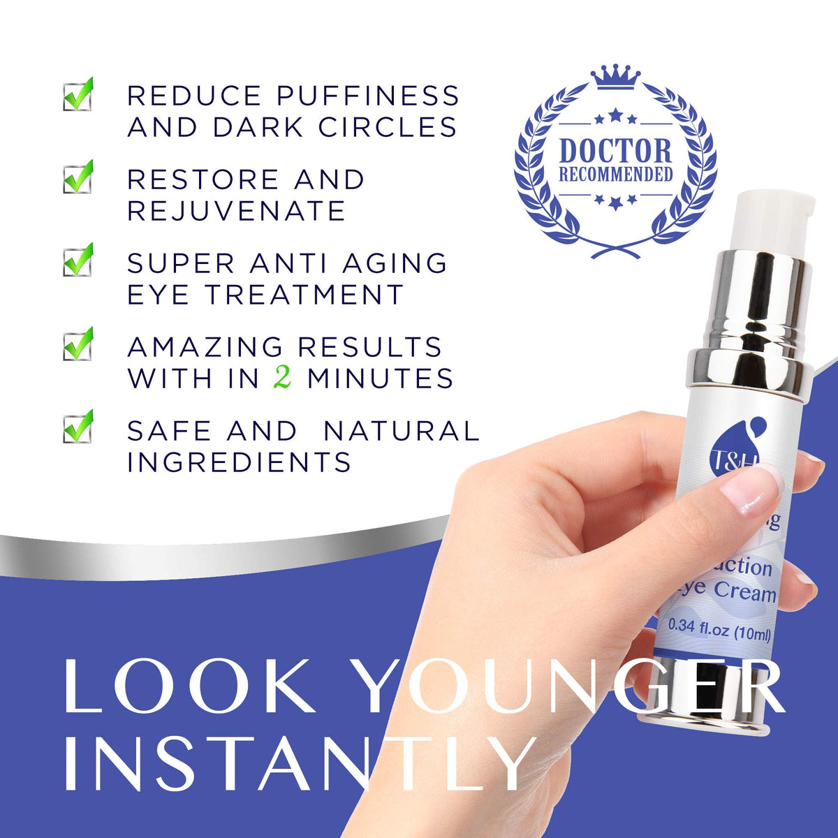 TEREZ & HONOR cream texture close-up highlighting fast absorption benefit