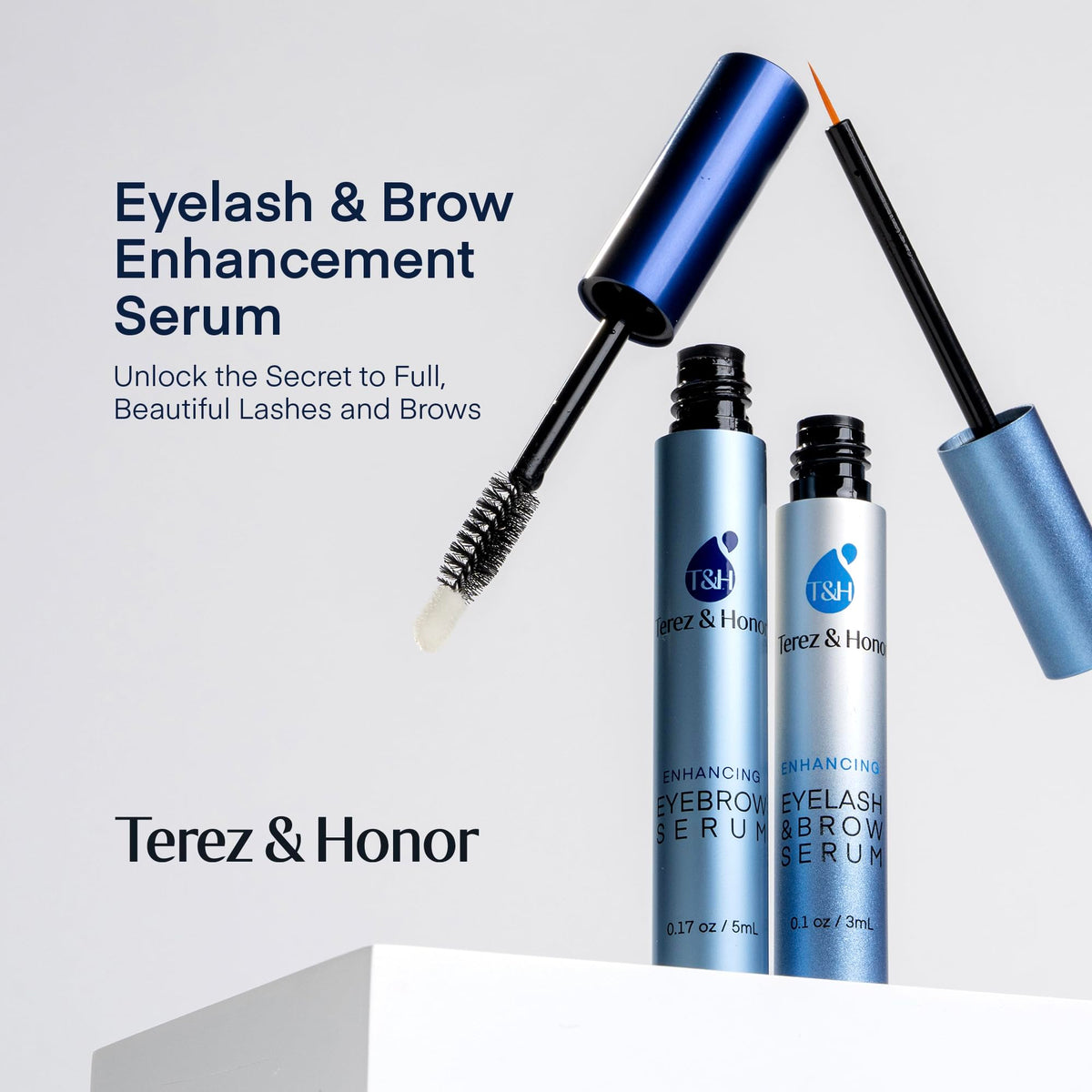 TEREZ & HONOR clear serum texture droplet showing nourishing consistency