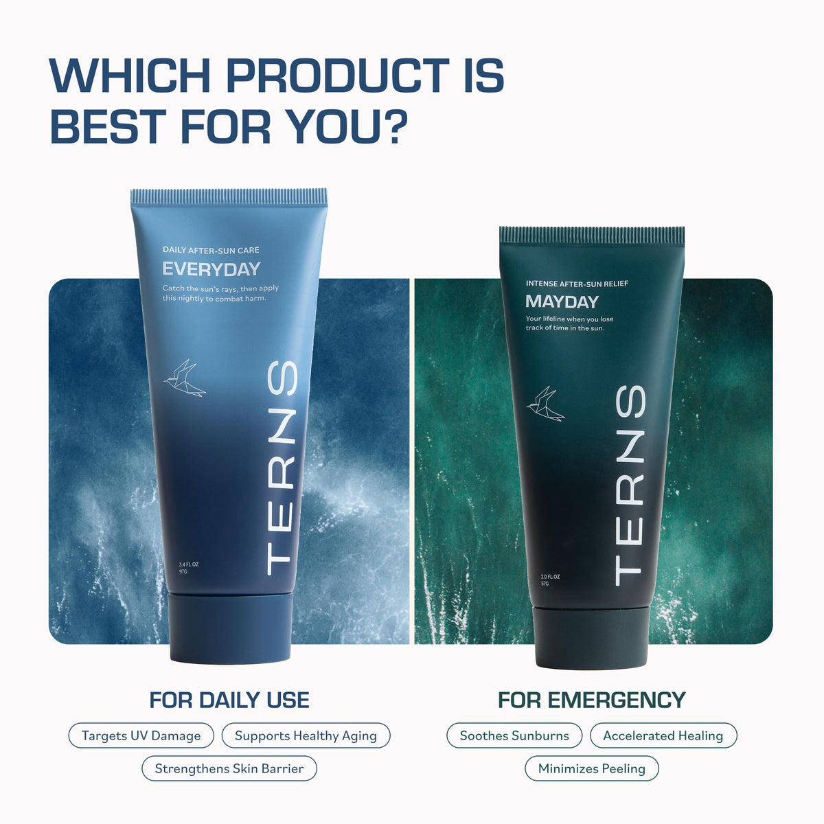 TERNS lifestyle image outdoors conveying environmental protection support and everyday use