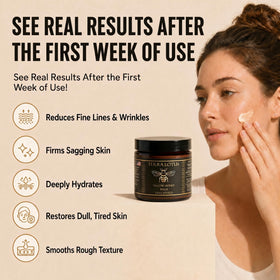 Terra Lotus application on hand illustrating quick absorption and softening benefit