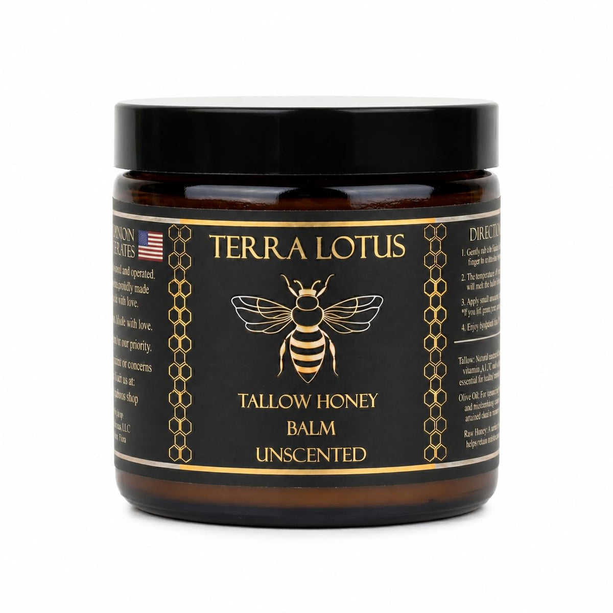 Terra Lotus front jar view showing clean packaging and natural ingredients benefit