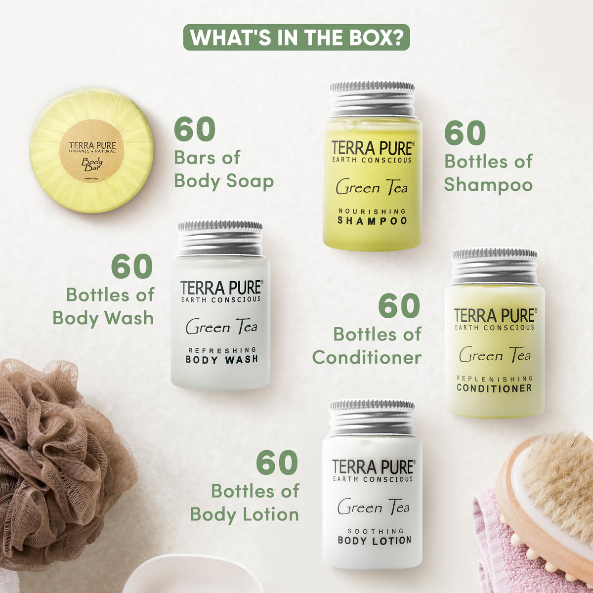 Terra Pure conditioner pump detail highlighting smooth dispensing and luxurious feel