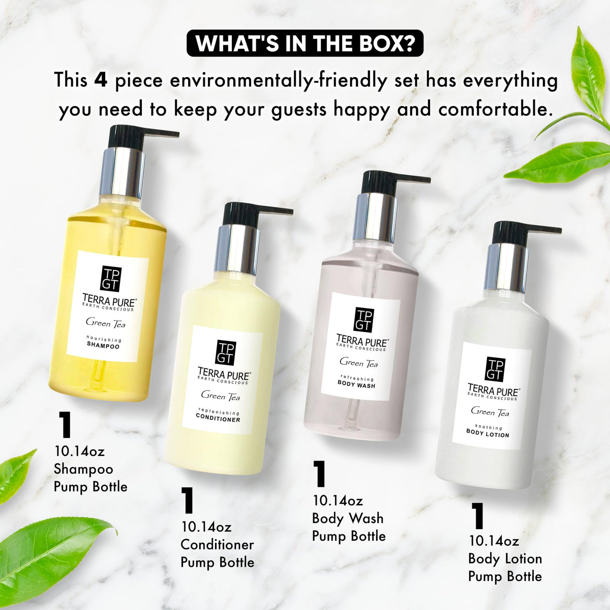 Terra Pure conditioner texture being poured to show creamy formula and smoothing benefit