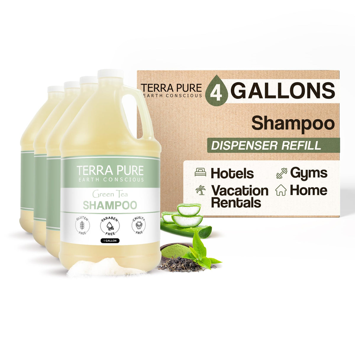 Terra Pure front label showing product identity and fragrance benefit