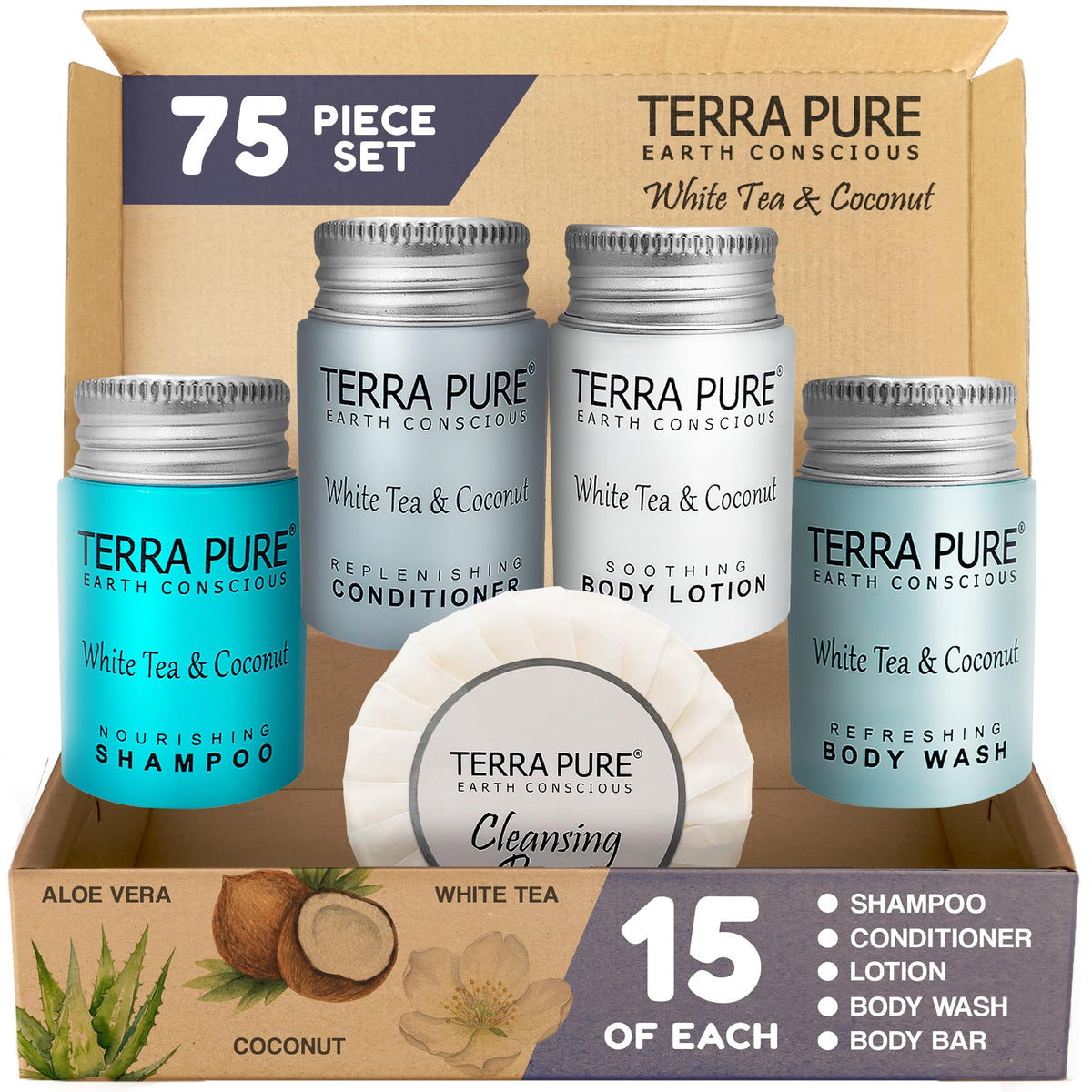 Terra Pure front packaging showing set and elegant presentation benefit