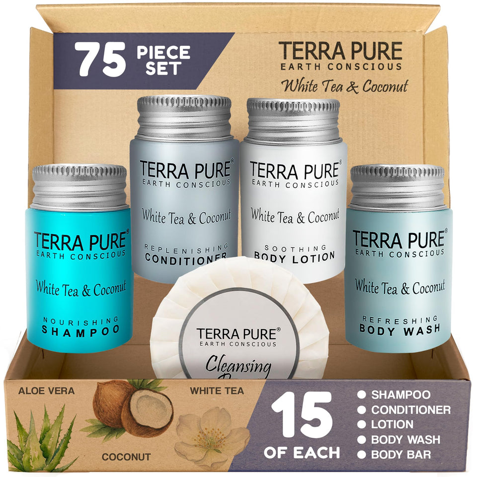 Terra Pure front packaging showing set and elegant presentation benefit