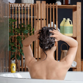 Terra Pure gallon packed in shipping box for efficient supply delivery