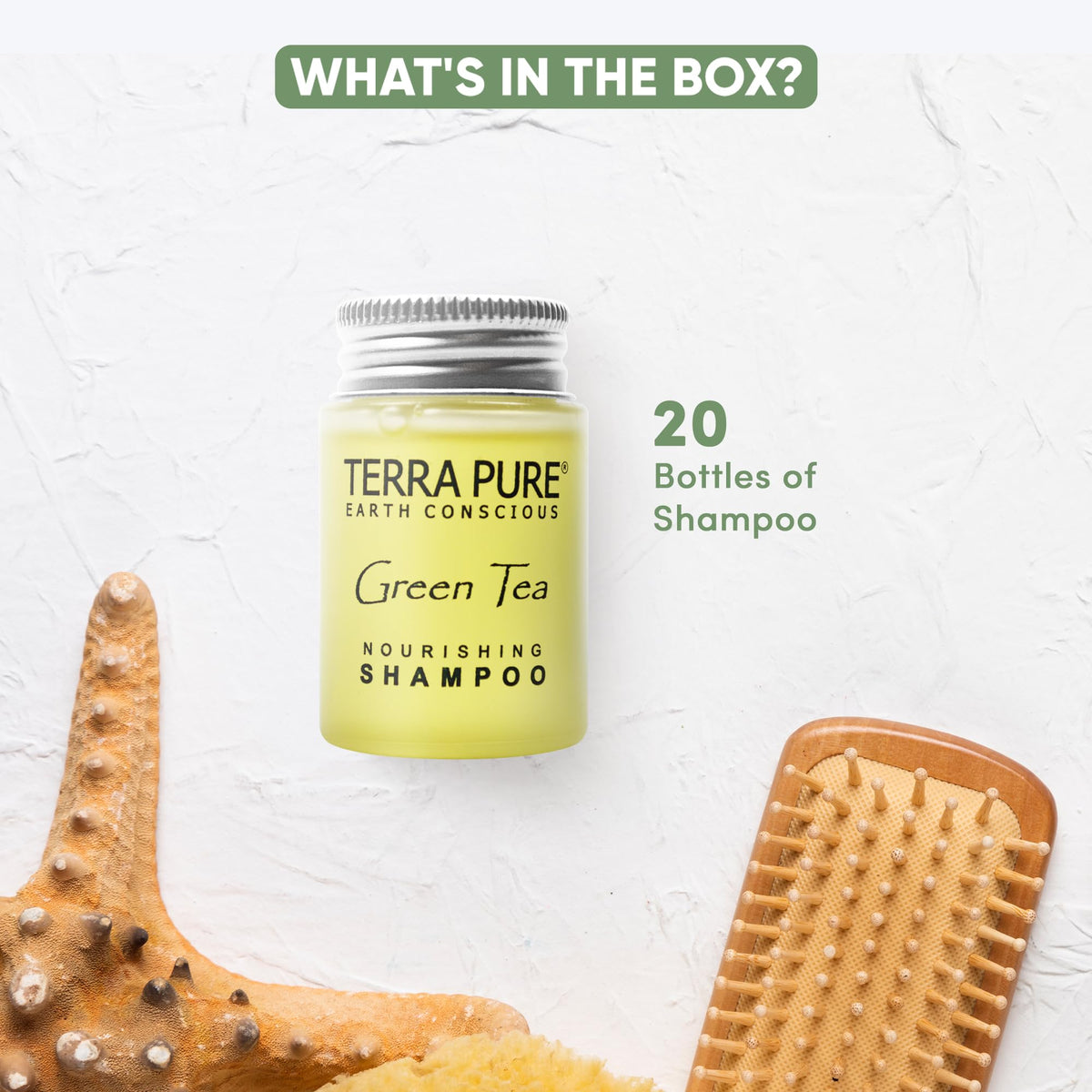 Terra Pure shampoo pouring texture demonstrating creamy lathering action