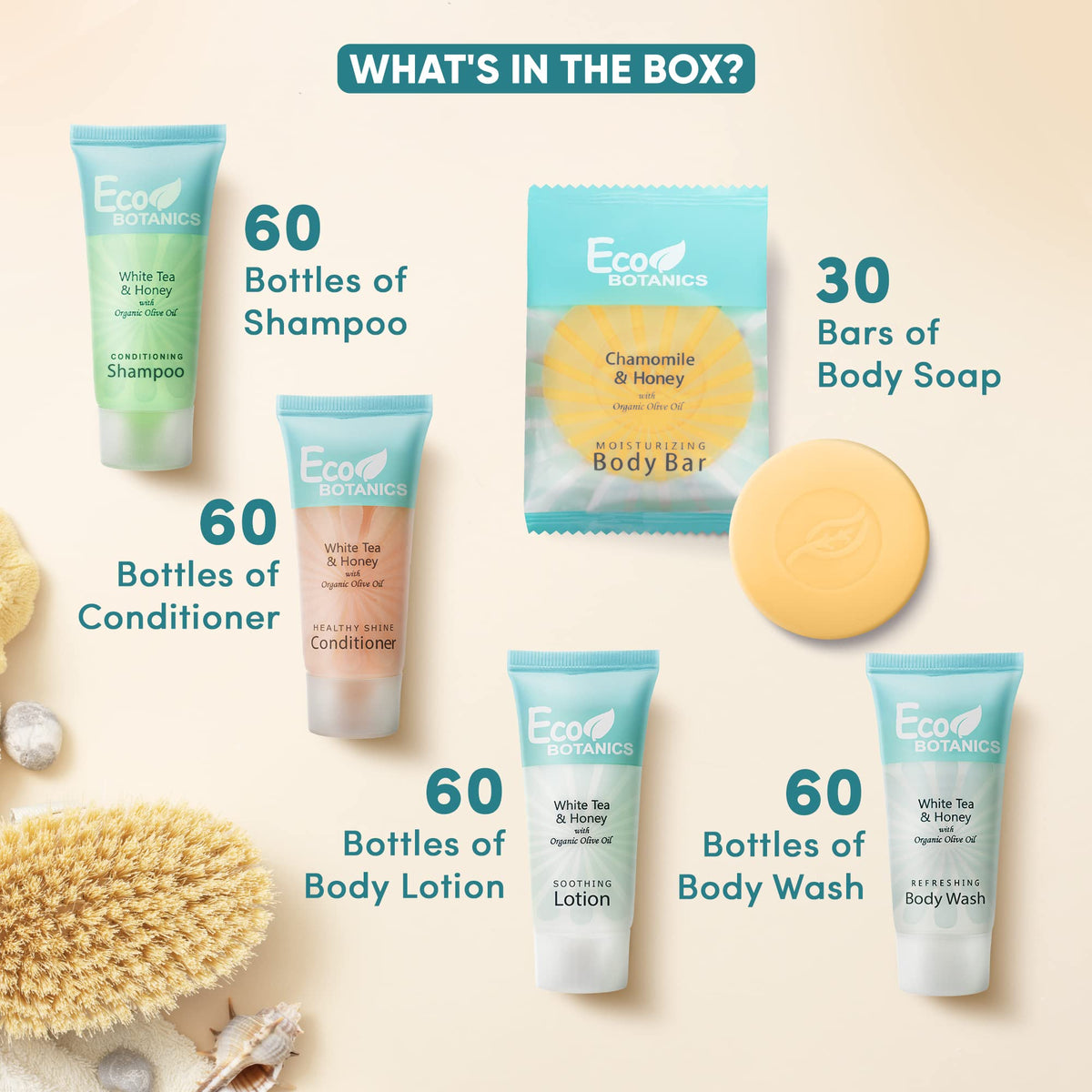 Terra Pure soap bar stack showing single-use size and clean scent