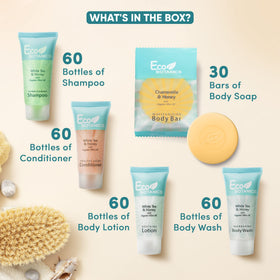Terra Pure soap bar stack showing single-use size and clean scent