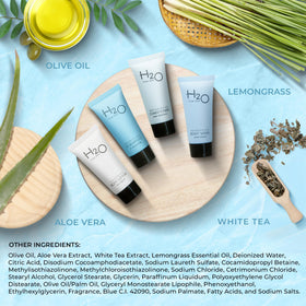 Terra Pure lotion texture on palm showing smooth consistency and moisturizing benefit