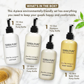 Terra Pure lotion texture close-up showing moisturizing finish and feel