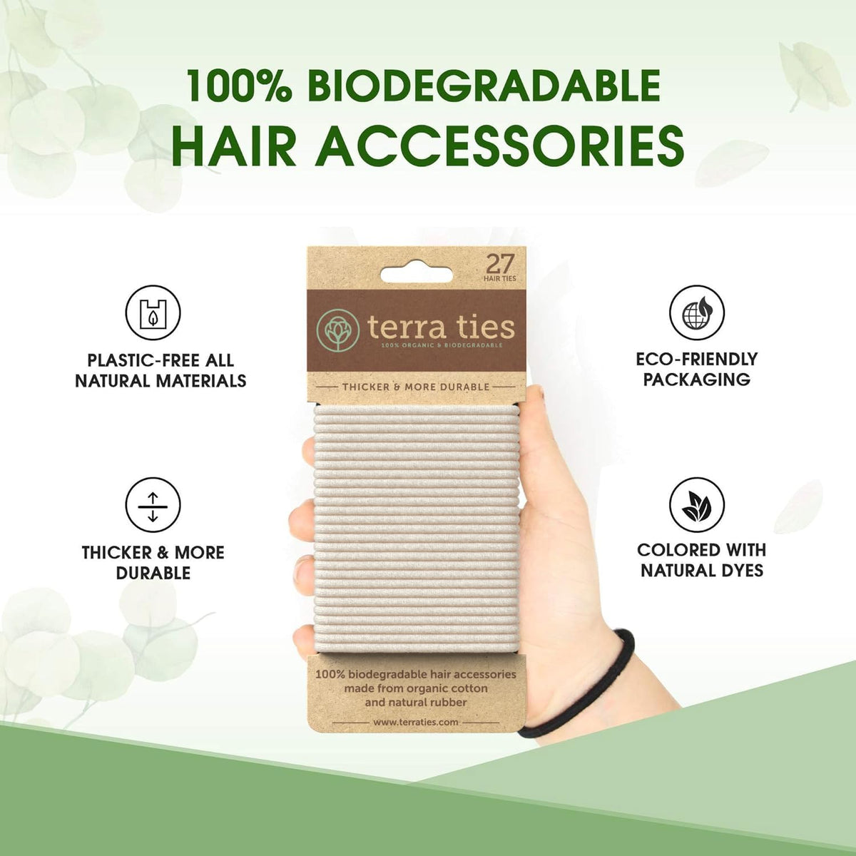 Terra Ties natural rubber core cross-section demonstrating strong stretch benefit