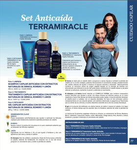 Terramar in bathroom routine bottle by sink illustrating daily use and scalp-strengthening benefit