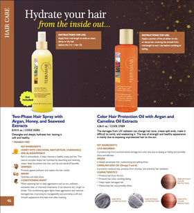 Terramar oil drop close-up highlighting lightweight texture and shine