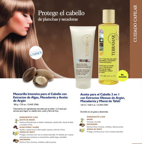 Terramar in-shower application on wet hair showing easier detangling