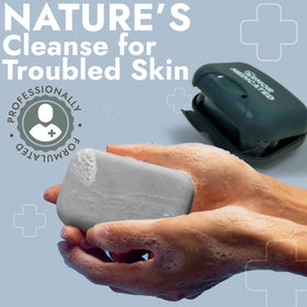 Terramed Just Think Comfort hand washing with rich lather, shows effective germ-cleansing action