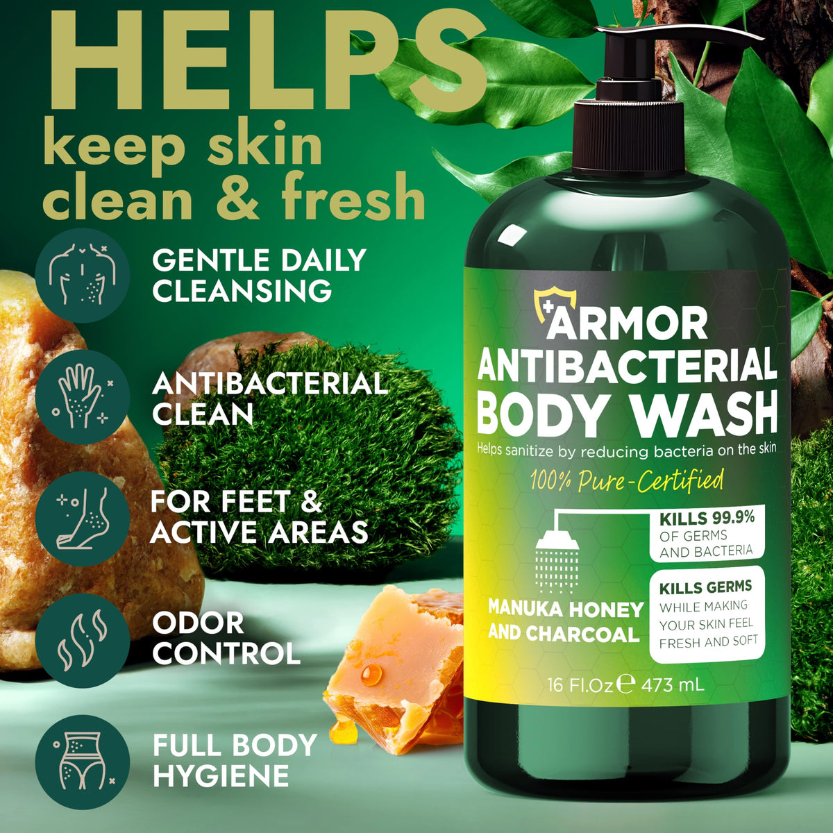 Terramed Just Think Comfort back label with ingredient and usage information