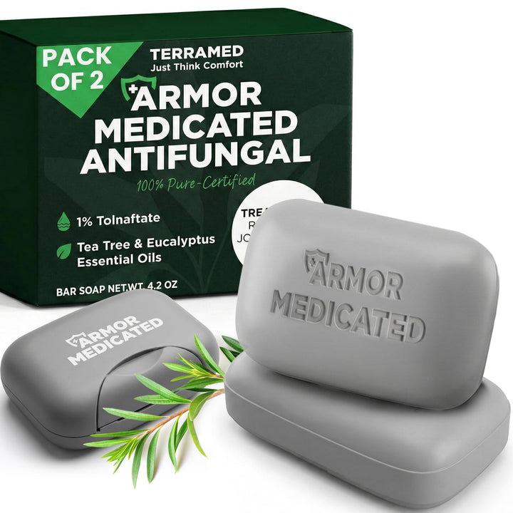 Terramed Just Think Comfort front packaging showing dual bars and brand clarity for quick identification