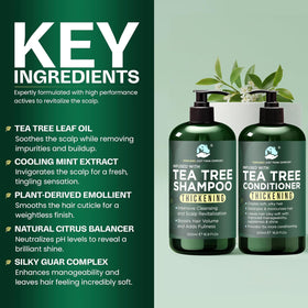 Terramed Just Think Comfort in-use application on wet hair showing scalp massage