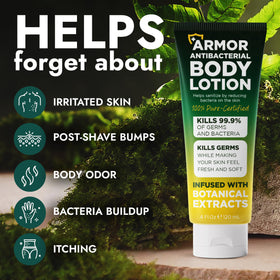 Terramed Just Think Comfort lotion texture close-up demonstrating smooth non-greasy finish and quick absorption