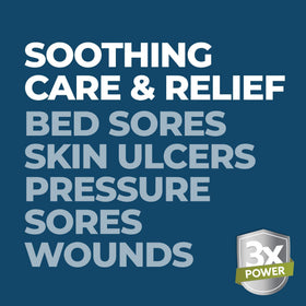 terrasil applied by caregiver to pressure sore for quick relief