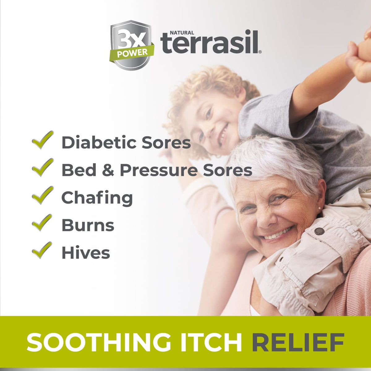 terrasil soap close texture view highlighting gentle glycerin formula