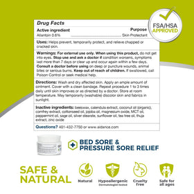 terrasil cream texture closeup showing creamy barrier for skin protection