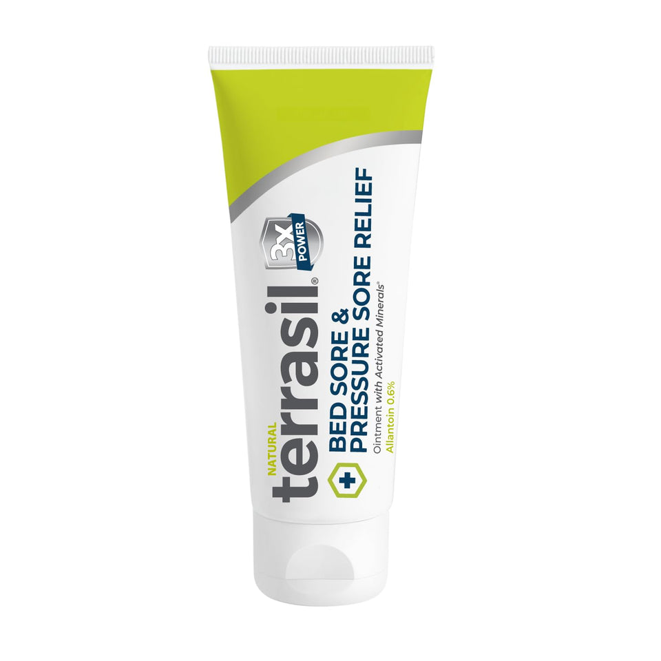 terrasil front tube packaging showing product and compact size for travel